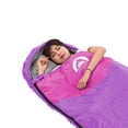thumbnail image 4 of Saco de dormir SWTMERRY 3 Seasons impermeable para acampar, color morado, 4 of 6