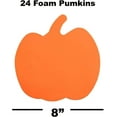 thumbnail image 2 of 4E's Novelty 24 Pack Large Foam Pumpkins for Crafts, 8" Halloween Craft Kits for Kids, 2 of 7