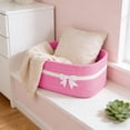 thumbnail image 4 of Storage Basket, Woven Fabric Storage Bin with Handles, Lightweight Collapsible Basket for Home Organization, Bedroom, Living Room, Closet, 4 of 6