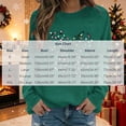 thumbnail image 6 of Ichuanyi Christmas Sweatshirts for Women Christmas Graphic Long Sleeve Shirt Xmas Holiday Crewneck Pullover Tops, 6 of 6