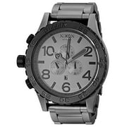 Nixon Men's 51-30 Chronograph Matte Black and Gunmetal Watch A0831062