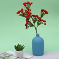 thumbnail image 2 of Planta de simulación de decoración navideña de frutos rojos, 2 of 7