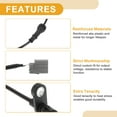 thumbnail image 3 of Unique Bargains ABS Wheel Speed Sensor No.19316640 Rear Left ABS Sensor Set Anti-lock Braking System Sensor for Chevrolet City Express 2015-2017, 3 of 7