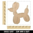 thumbnail image 2 of Balloon Animal Dog Wood Shape Unfinished Piece Cutout Craft DIY Projects - 6.25 Inch Size - 1/8 Inch Thick, 2 of 7