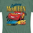 thumbnail image 3 of Disney's Cars - Lightning McQueen Think Fast - Women's Short Sleeve Graphic T-Shirt, 3 of 5