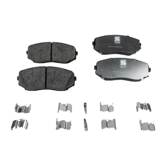 Brake Pad Set Compatible with 2007-2014 Ford Edge 2019-2022 Mazda CX-5 6Cyl 4Cyl 5Cyl 3.7L 2.0L 3.5L 2.5L Front
