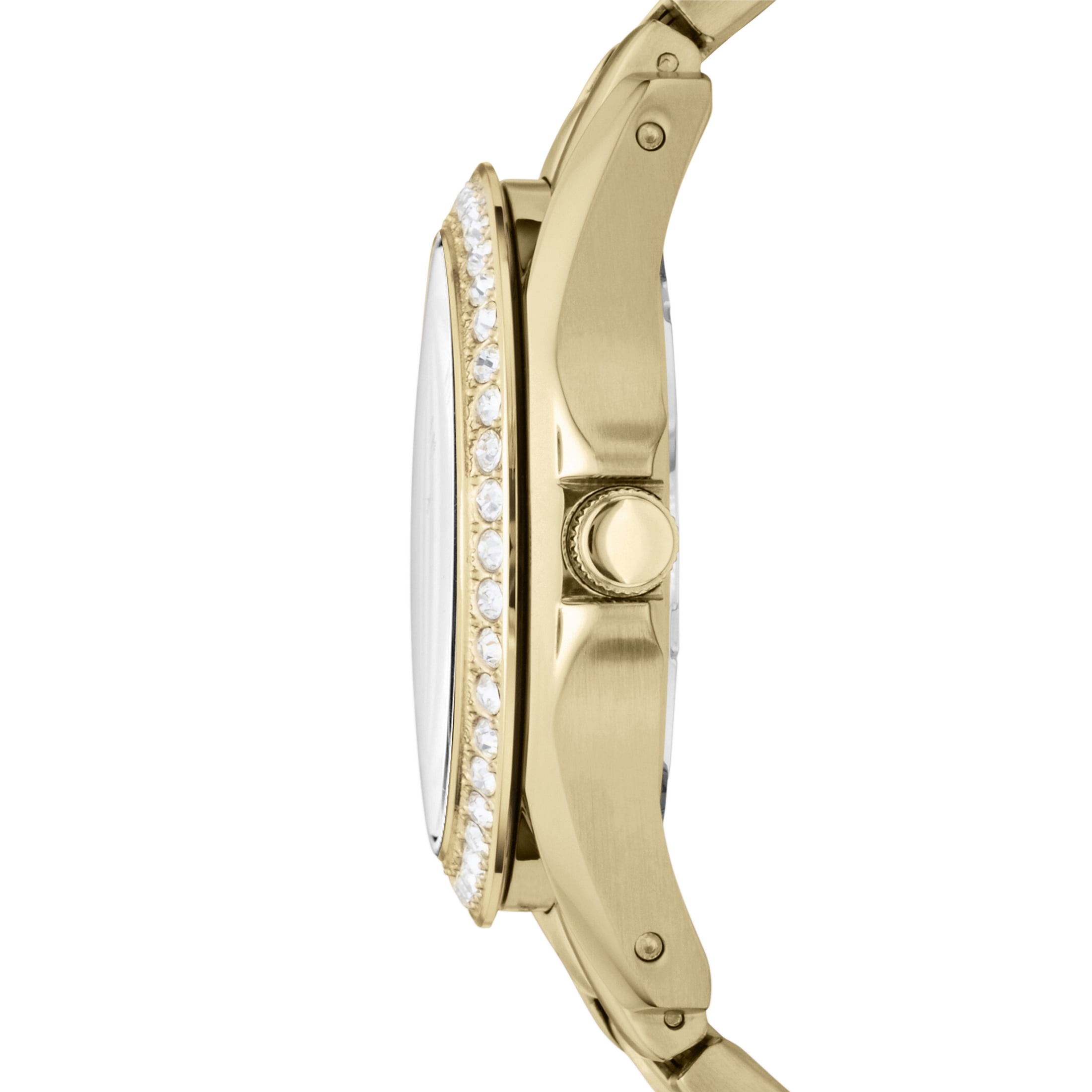 Fossil- Riley Gold Tone Multifunction Stainless Steel Watch ES3695 NEW Fossil-Women-s-Riley-  main image 2