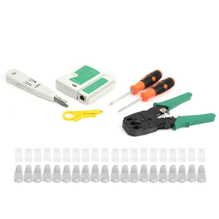 

Network Tool Set ABS Network Repair Tool Kit Non-Slip Handle Accurate Stable For Network Wiring For Network Cable Detection