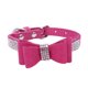 thumbnail image 1 of Methold Decoración para mascotas Cachorro Perro Gato Collar ajustable prop Correa Hebilla Rhinestone PULeather Suministros para perros Rosa roja XXL, 1 of 2