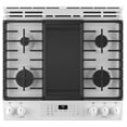 thumbnail image 4 of GE JGS760DPWW 5.6 Cu. Ft. White Gas Convection Range With No-Preheat Air Fry, 4 of 5
