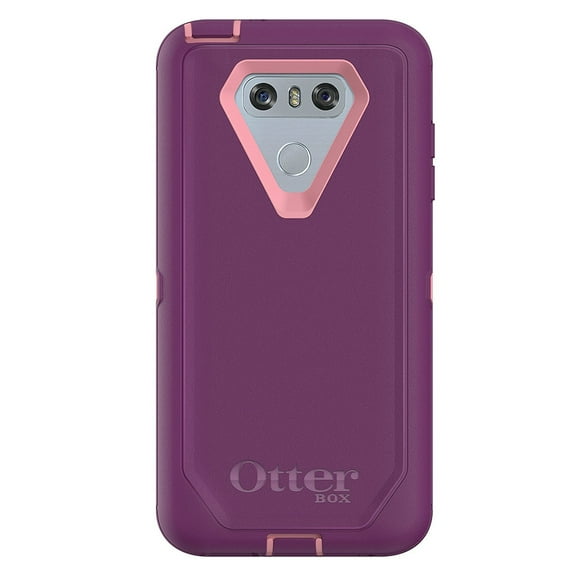 Rugged Protection OtterBox Defender Series Case for LG G6 - Bulk Packaging - Vinyasa ROSEMARINE/Plum Haze