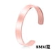 thumbnail image 4 of New Classic Simple Men Bracelet Open Adjustable Glossy Stainless Steel Bracelet BR1133, 4 of 5