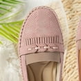 thumbnail image 5 of Pink Round Toe Flat Shallow Mouth Shoes With Two-Wear Style For Women Casual Outings Pu Leather Comfortable And Lightweight, 5 of 8