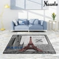 thumbnail image 2 of GZHJMY Paris Area Rug 2'x3', Vintage Retro Eiffel Tower Polyester Area Rug Mat for Living Dining Dorm Room Bedroom Home Decorative, 2 of 6