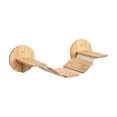 thumbnail image 2 of Wall-Mounted Wooden Cat Climbing Set, Cats Tree With Scratching Posts And Perches, Indoor Cat Ladder For Small Medium Cats, Real Wood Construction, 30x25x18cm, 2 of 9