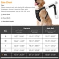 thumbnail image 2 of Chaleco de seguridad para perros VavoPaw con hebilla ajustable negro XXL, 2 of 7