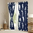 thumbnail image 3 of Castle Fairy Adults Female Men Golf Print Curtains Pack of 2 (42x84 Each),Sport Theme Curtains Blackout,Ball Gamer Bedroom Curtains,Ultra Soft Home Decor, 3 of 6