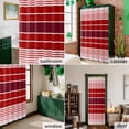 thumbnail image 6 of Shower Curtain, Abstract Gradient Red White Stripes Waterproof Shower Curtain Set with Hooks for Bathroom Showers,Stalls and Bathtubs,36x72In Ombre Modern Art, 6 of 9