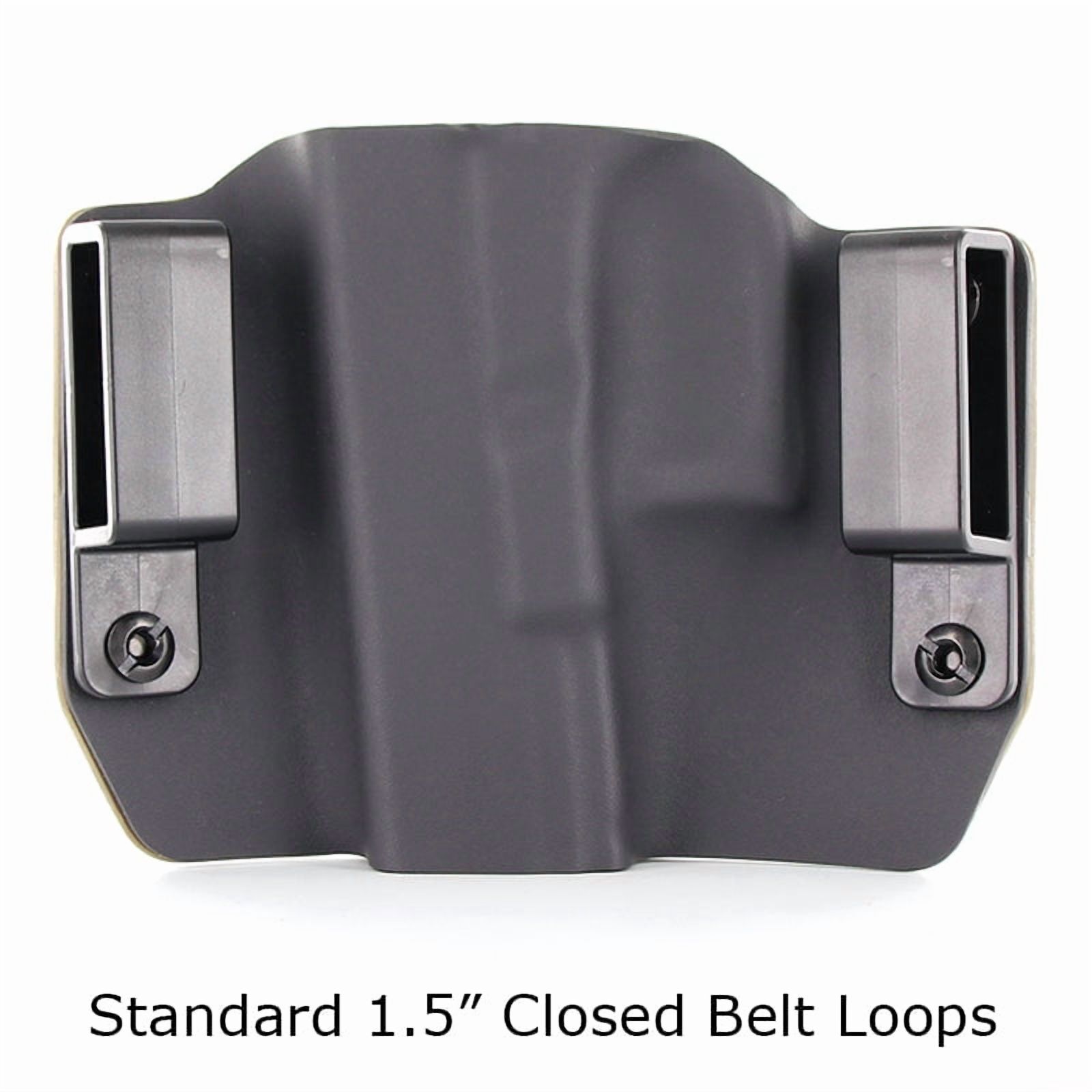 outlaw holsters: green & black usa flag owb kydex gun holster for glock 20,21,29, right handed.