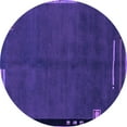 thumbnail image 1 of Ahgly Company Indoor Round Abstract Purple Modern Area Rugs, 3' Round, 1 of 4