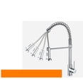 thumbnail image 3 of Izzovium Single Handle Pull Down Sprayer Kitchen Sink Faucet, Chrome Finish, 360 Degree Swivel Spout, Adjustable Sprayer, Easy Installation for Home/Granite Countertops, 3 of 7