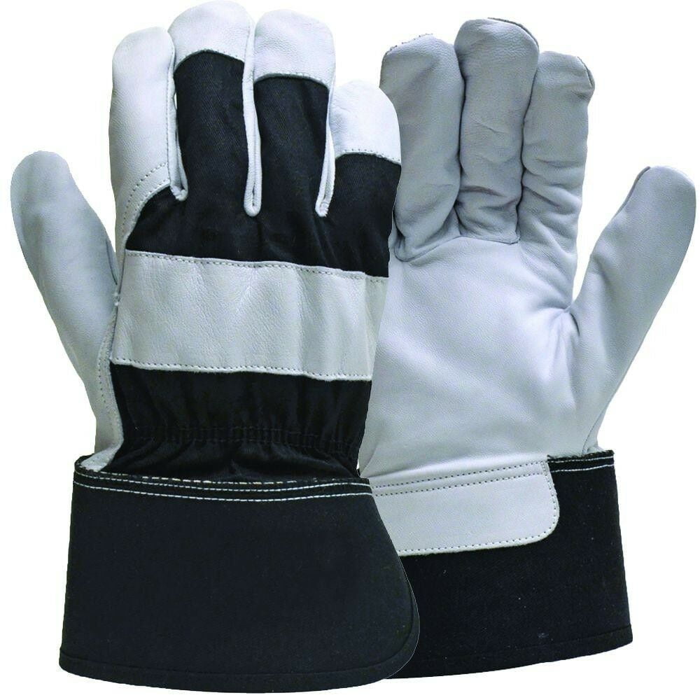 Large Goatskin Leather Work Gloves by FIRM GRIP (Lot Of 2) - The Family  Flips