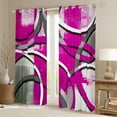 thumbnail image 2 of YST Pink Tie Dye Curtains & Drapes for Girls Women Modern Abstract Art Curtains, Pastel Ombre Blackout Curtains Gradient Patchwork Living Room Curtains, Oil Painting Watercolor Window Curtains, 2 of 6