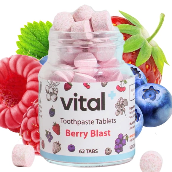 Pasta de dientes Tabs Vital Nano-Hydroxyapatite Berry Blast Kids