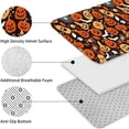 thumbnail image 5 of Autumn Halloween Pumpkin Pattern Bathroom Rugs Sets 3 Piece,Toilet Cover Set,Absorbent Non Slip Bathroom Mats Sets with U-Shaped Contour Rug Toilet Rug Set, 5 of 5