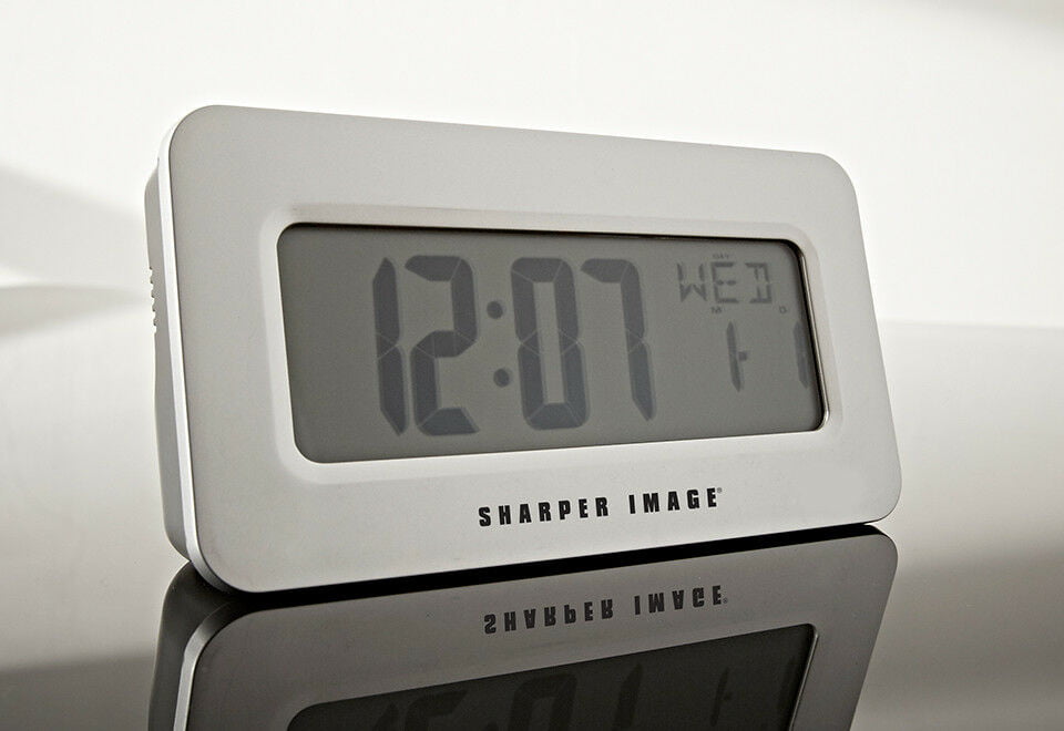 Smartphone App Controlled Bluetooth Alarm Clock by Sharper Image 204520 