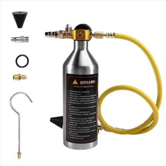 Air Conditioning Flushing Kit, Car Air Conditioning Pipe Cleaning Tool Set, Car Air Conditioning System Flushing Kit,1 x Air Conditioning Flushing Kit(No cleaning agent)