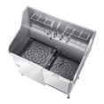 thumbnail image 2 of STAWAY 50" Stainless Steel Dog Grooming Bath Tub with Ramp, Dual-Control Showerhead & Soap Dispenser - Perfect for Easy Pet Bathing, 2 of 9
