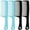 Black & Blue, variant on 6 Packs Hair Rat Tail Combs Parting Rattail Combs Carbon Fiber Heat Resistant Teasing Combs with Stainless Steel Pintail for Women,Girls