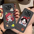 thumbnail image 2 of Matte Case for Xiaomi POCO X4 X3 X2 M4 M3 M2 F4 F3 GT F2 C40 CC9 PRO 4G 5G MIX4 CIVI Case Funda Shell Cartoon Anime Snow White, 2 of 5