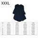 thumbnail image 5 of Minnieouse TureClos, camisa de talla grande para mujer, blusa de manga larga para primavera y otoño, Top holgado con cuello en V para chica Prendas para la parte del cuerpo azul 3XL Minnieouse AP000936-18, 5 of 6