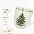 thumbnail image 7 of Spode Christmas Tree Cafe Mug - 14 Oz Ceramic Holiday Coffee Mugs for Tea, Hot Chocolate, Lattes - Festive Design with Santa and Christmas Tree Motif - Microwave & Dishwasher Safe, 7 of 7
