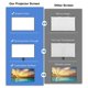 thumbnail image 2 of 72 inch 16:9 Portable HD Projector Screen, Foldable and Durable, Wall Mountable, for Outdoor Movies, Home Theater, Office, 2 of 4