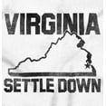 thumbnail image 2 of Virginia Settle State Map Shape Funny Unisex Plus Fleece Graphic Hoodie Brisco Brands 4X, 2 of 5