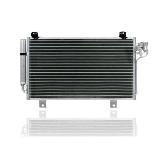 A/C Condenser - Pacific Best Inc For/Fit 4243 Mazda Mazda6 Mazda3 Hatchback Sedan JAPAN w/Receiver & Dryer Parallel Flow Construction