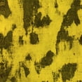 thumbnail image 1 of Ahgly Company Indoor Square Abstract Yellow Modern Area Rugs, 6' Square, 1 of 4