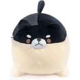 thumbnail image 3 of Stuffed Animal Shiba Inu Plush Toy Anime Corgi Kawaii Plush Dog Soft Pillow, Plush Toy Gifts for Boys Girls (Black, 15.7"), 3 of 7