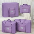 thumbnail image 1 of Xihbxyly Bolsa de Viaje Plegable, Ligera, Deportiva, Resistente Al Agua, Ideal para Gimnasio y Fines de Semana, Fácil de Guardar, Color Morado, Varios Tamaños Disponibles (De 38 X 13 X 29 Cm a 55 X 2, 1 of 7