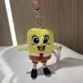thumbnail image 2 of Genuino Bob Esponja Squarepants Patrick Star Calamardo Eugene H. Krabs Gary juguete de peluche colgante llavero niños regalo de cumpleaños, 2 of 5