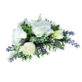 thumbnail image 4 of Peineta de flores para tocado, tela, suministro floral Blanco verde, 4 of 9