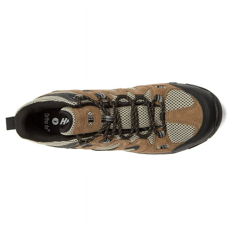 HI-TEC Ravus WP Mid Waterproof Hiking Boots for Men, Lightweight Breathable  Outdoor Trekking Shoes