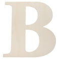 thumbnail image 1 of Letrero de madera en blanco con letras, proyectos de arte DIY, decoración del alfabeto de madera sin terminar para colgar en la pared, manualidades, decoración de bodas, 1 of 7