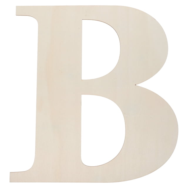 Letrero de madera en blanco con letras, proyectos de arte DIY, decoración del alfabeto de madera sin terminar para colgar en la pared, manualidades, decoración de bodas
