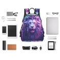 thumbnail image 4 of Balery Cool Lion Head Mochila Ligera para Hombres y Mujeres – Resistente y Impermeable, Ideal para la Escuela, el Trabajo, los Viajes y el Uso Diario, 4 of 7