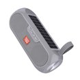 thumbnail image 2 of Altavoz inalámbrico Bluetooth 5.0 Caja de sonido con energía solar Altavoz portátil de radio recargable, Gris plateado Scienceny EL002041-04B, 2 of 2