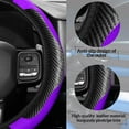 thumbnail image 5 of 30pc Car Interior Accessories Set Steering Wheel Cover Gear Shift Cover Handbrake Guard Armrest Pad Cup Holder Trim for Christmas Gift, 5 of 7